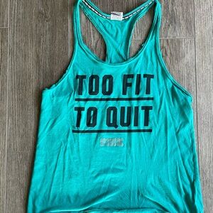 Victoria's Secret Multicolored Racerback Sleeveless Tank Top